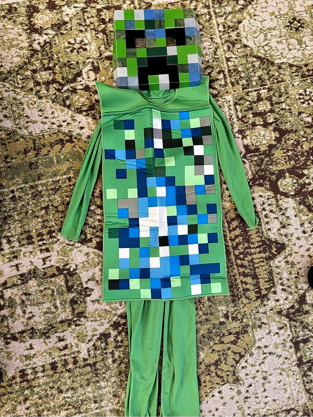 Minecraft Creeper Child Costume - 4-6
